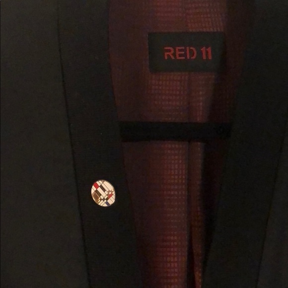 Men’s Designer Black Tuxedo Blazer 38R Medium - Picture 2 of 7